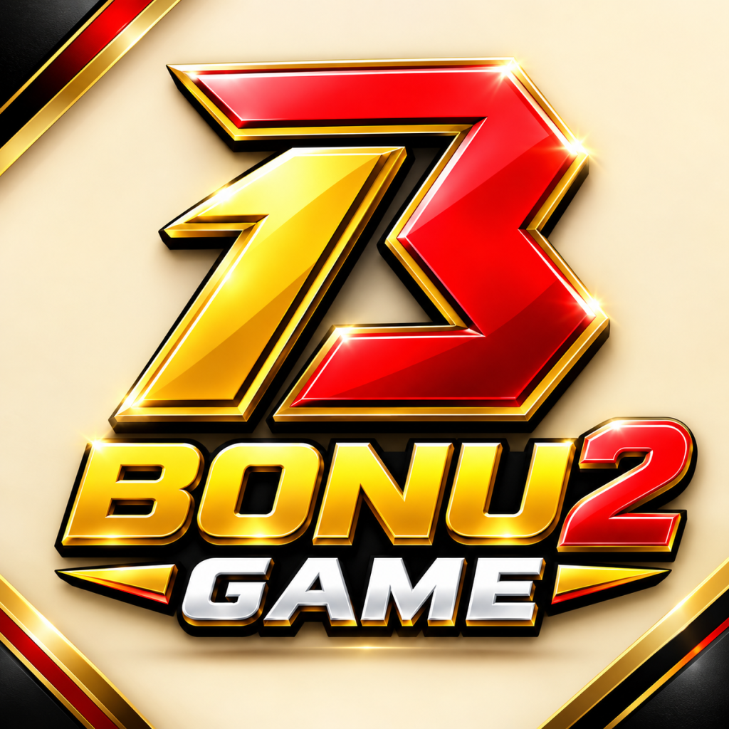BONU2 Game logo with red and golden gaming design